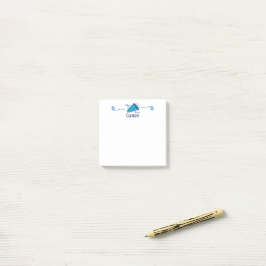Uitstekend voor curators post-it® notes (Op bureau)