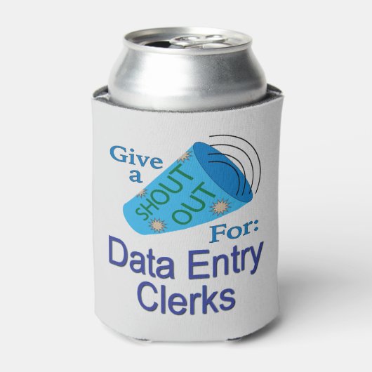 Uitstekend voor Data Entry Clerings Blikjeskoeler (Blikje Voorkant)