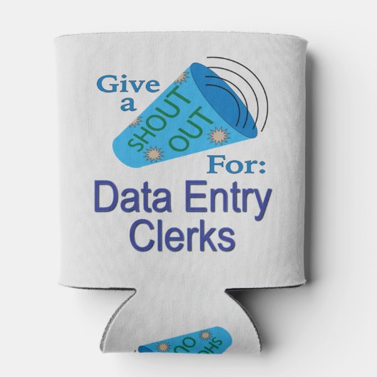 Uitstekend voor Data Entry Clerings Blikjeskoeler (Achterkant)