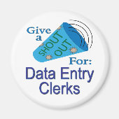 Uitstekend voor Data Entry Clerings Magneet (Voorkant)