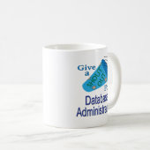 Uitstekend voor databasebeheerders koffiemok (Voorkant rechts)