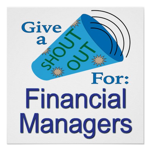Uitstekend voor financiële managers perfect poster (Voorkant)