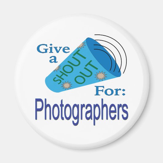 Uitstekend voor fotografen magneet (Voorkant)