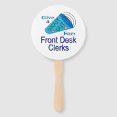 Uitstekend voor front-desk-klerks handwaaier (Achterkant)