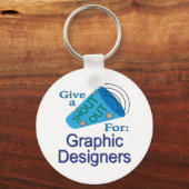 Uitstekend voor grafische ontwerpers sleutelhanger (Voorkant)