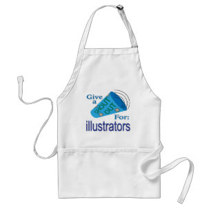 Uitstekend voor illustrators standaard schort