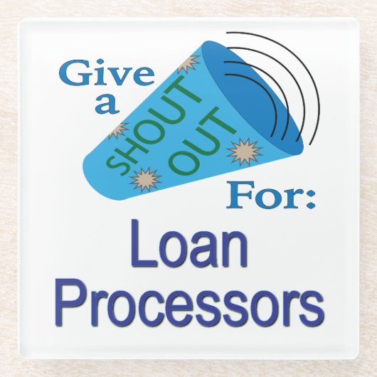 Uitstekend voor leenprocessors glazen onderzetter (Voorkant)