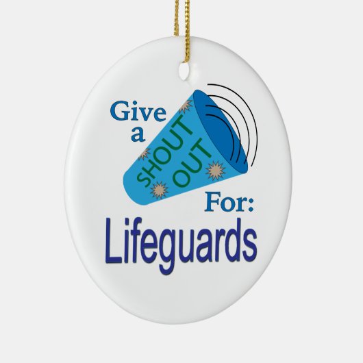 Uitstekend voor Lifeguards Keramisch Ornament (Rechts)