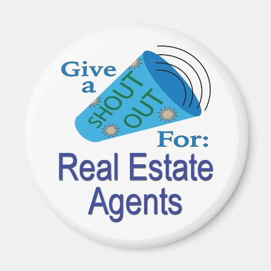 Uitstekend voor makelaars in onroerend goed magneet (Voorkant)