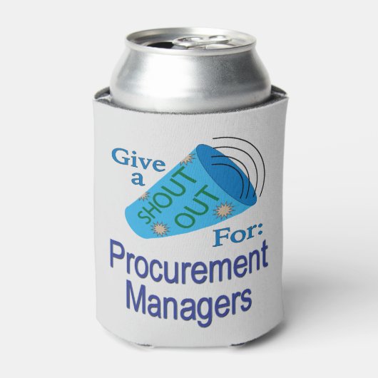 Uitstekend voor managers bij aanbestedingen blikjeskoeler (Blikje Voorkant)