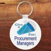 Uitstekend voor managers bij aanbestedingen sleutelhanger (Voorkant)