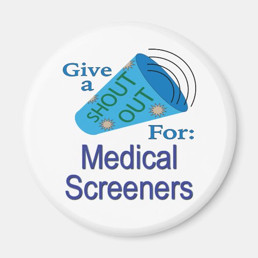 Uitstekend voor medische screeners magneet (Voorkant)