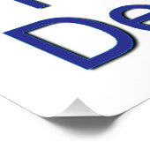 Uitstekend voor Mode ontwerpers Perfect Poster (Hoek)