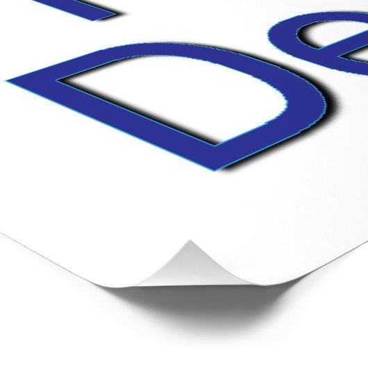 Uitstekend voor Mode ontwerpers Perfect Poster (Hoek)