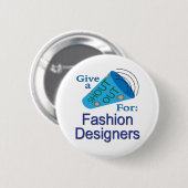 Uitstekend voor Mode ontwerpers Ronde Button 5,7 Cm (Voorkant /achterkant)