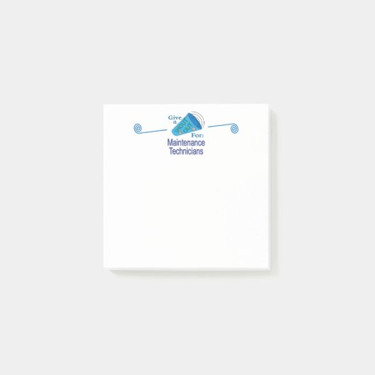 Uitstekend voor onderhoudstechnici post-it® notes (Voorkant)