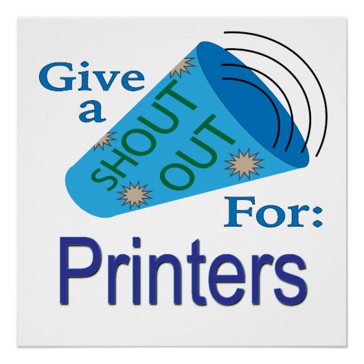 Uitstekend voor printers perfect poster (Voorkant)