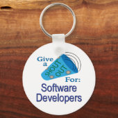 Uitstekend voor softwareontwikkelaars sleutelhanger (Voorkant)