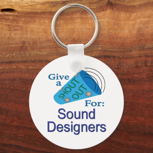 Uitstekend voor Sound Designers Sleutelhanger (Voorkant)