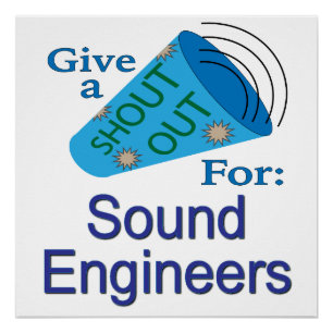 Uitstekend voor Sound Engineers Perfect Poster