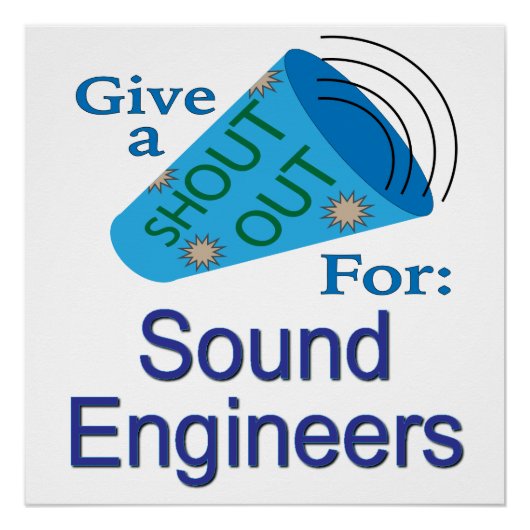 Uitstekend voor Sound Engineers Perfect Poster (Voorkant)