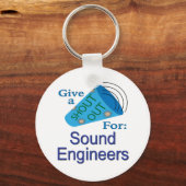 Uitstekend voor Sound Engineers Sleutelhanger (Voorkant)