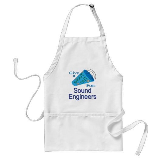 Uitstekend voor Sound Engineers Standaard Schort (Voorkant)
