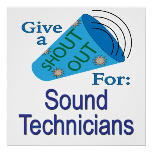 Uitstekend voor Sound Technicians Perfect Poster
