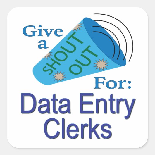 Uitstekend voor Sticker van Clerks Square voor geg (Voorkant)