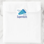 Uitstekend voor Supervisors Vierkante Sticker (Tas)