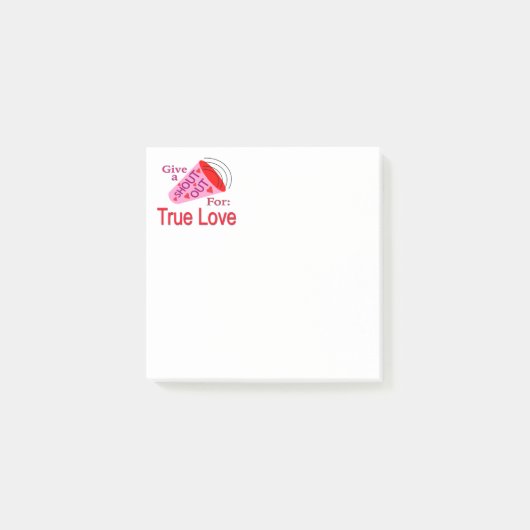 Uitstekend voor True Love Post-it® Notes (Voorkant)