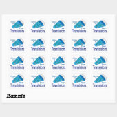 Uitstekend voor vertalers vierkante sticker (Vel)