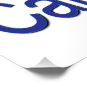 Uitstekend voor zorgverleners perfect poster (Hoek)