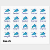 Uitstekend voor zorgverleners vierkante sticker (Vel)