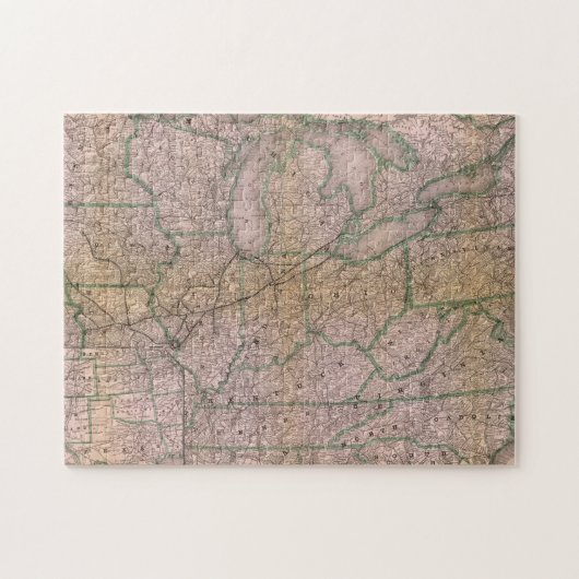 Uitstekend wassysteem legpuzzel (Horizontaal)