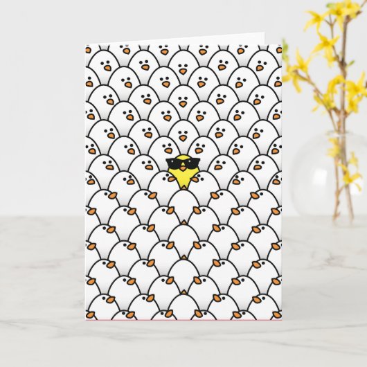 Uitstekend! Wenskaart Kaart (Gele Bloem)