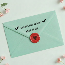 Uitstekend Werk Docent Zelfinkende Rubberen Stempe Zelfinktende Stempel