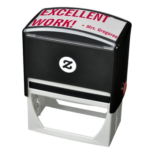 "UITSTEKEND WERK!" Educator Rubber Stamp Zelfinktende Stempel (Product)