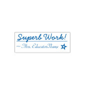 "Uitstekend werk!" Rubberstempel sorteren Zelfinktende Stempel (Design)