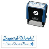 "Uitstekend werk!" Rubberstempel sorteren Zelfinktende Stempel (In situ)