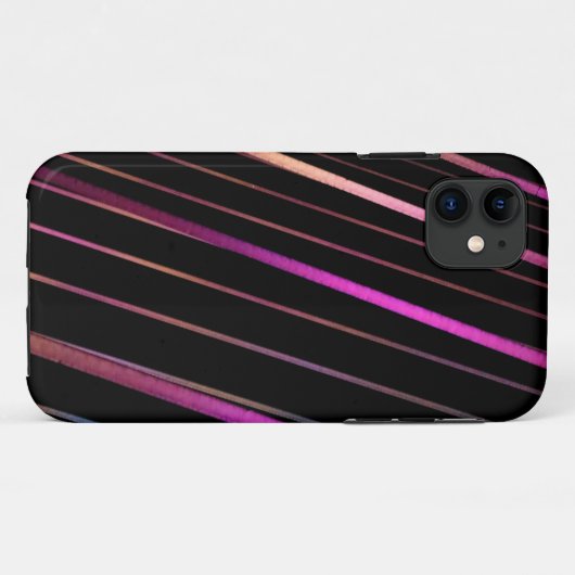 Uitstekend zwart Case-Mate iPhone case (Achterkant (horizontaal))