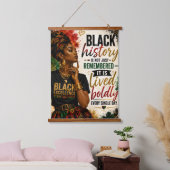 Uitstekend Zwart Citaat Hangend Wandkleed (Slaapkamer)