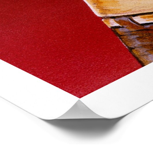 Uitstekende afdruk poster (Hoek)