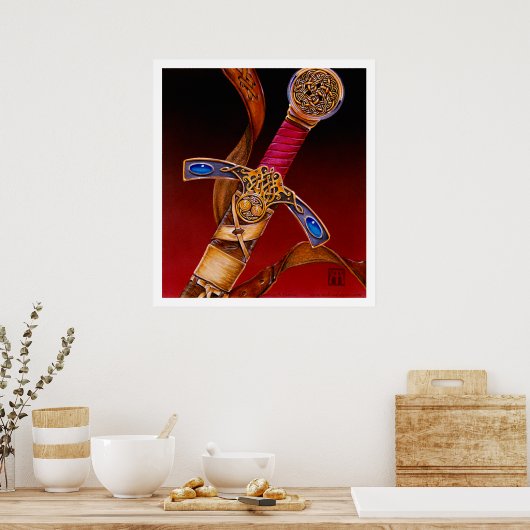 Uitstekende afdruk poster (Keuken)