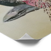 Uitstekende Afrikaanse kraanvogel Poster (Hoek)