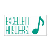 "UITSTEKENDE ANTWOORDEN!" Leraar Rubber Stamp Zelfinktende Stempel (Design)