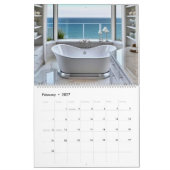 Uitstekende badkuipkalender kalender (Feb 2027)