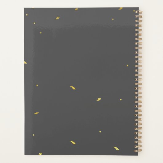 Uitstekende bedrijfsplannen planner (Achterkant)