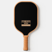 Uitstekende BlackPickleball Racket Pickleball Pad (Achterkant)