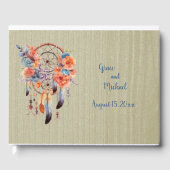 Uitstekende Boho Dream Catcher Bruiloft Gastenboek (Voorkant)